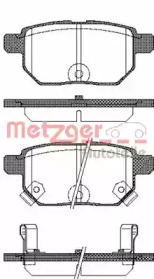 Комплект тормозных колодок METZGER 1286.02